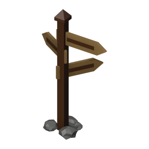 Signpost, 3D model