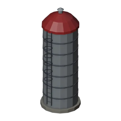 Silo, modelo 3D