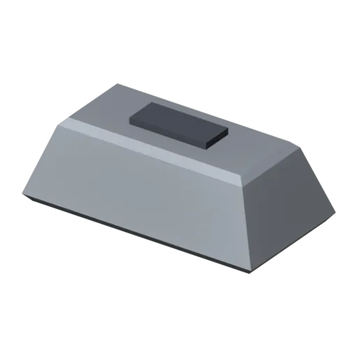 银条,3D 模型