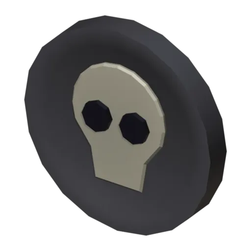 Skull token, 3D model