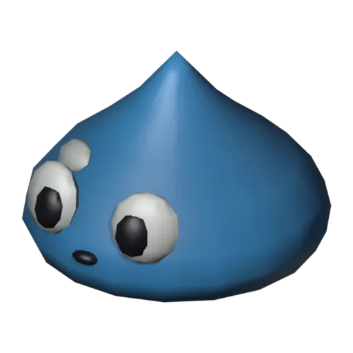 Blue slime, 3D model