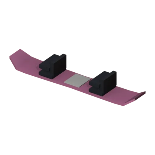 Snowboard, 3D model