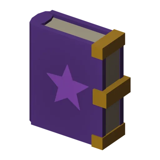 Spellbook, 3D model