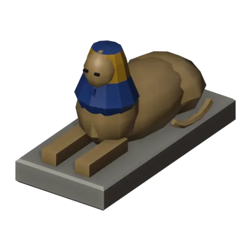 Sphinx, 3D model