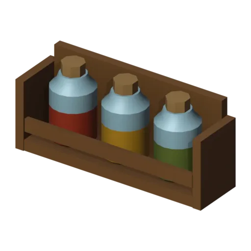 Spice jars, 3D model