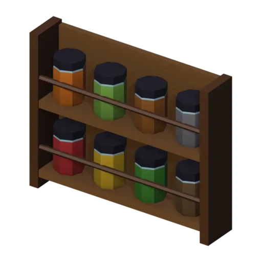 Étagère à épices, modèle 3D