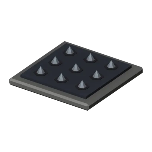 Spike trap, 3D model