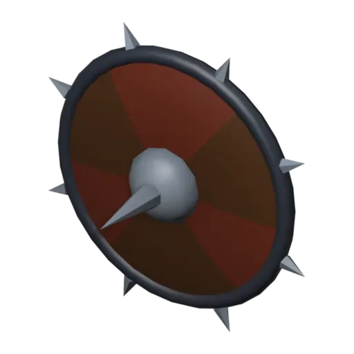 Spiked shield, 3D model