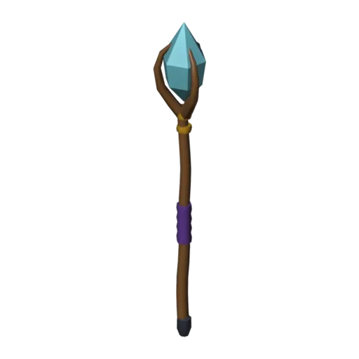 Magic staff, 3D model
