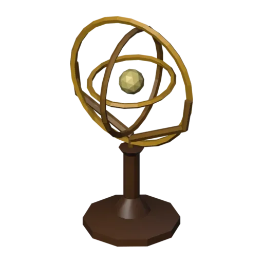 Carte du ciel, modèle 3D