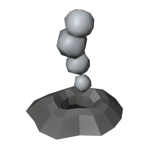 Steam vent, 3D model