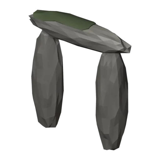 돌 대문, 3D 모델
