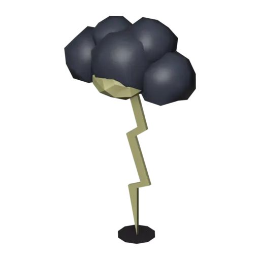 Storm cloud, 3D model