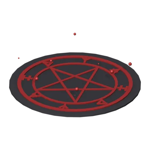 Summoning circle, 3D model
