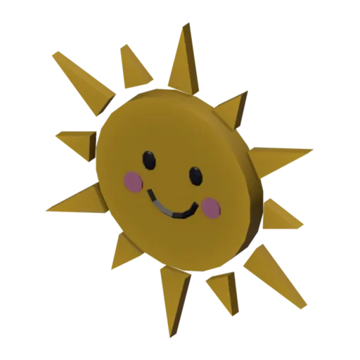 Sun, 3D model