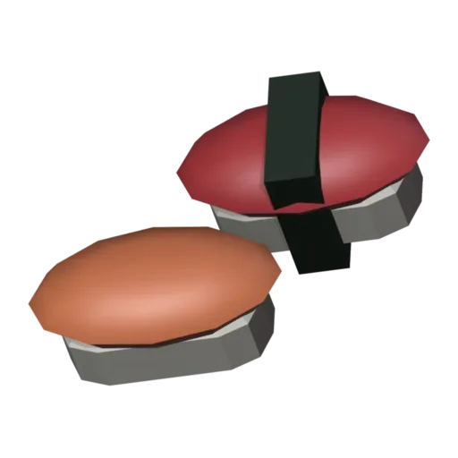 Sushi, 3D model