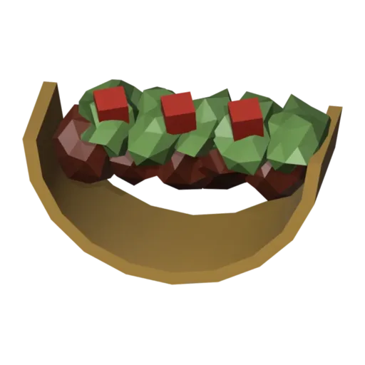 Taco, 3D model
