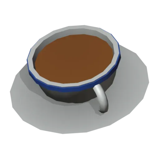 茶杯,3D 模型