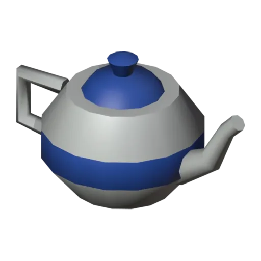 Teapot, 3D model