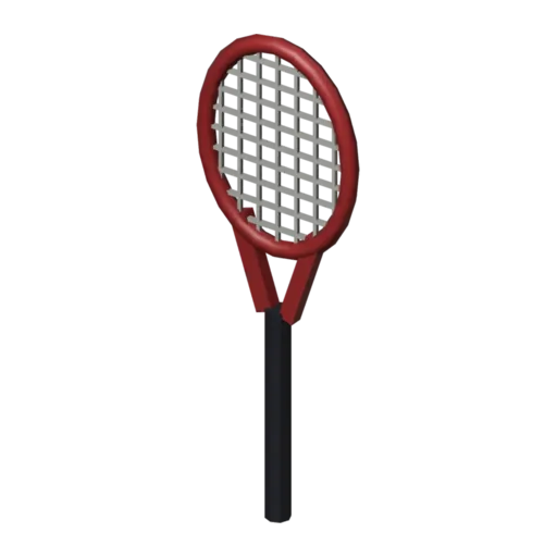 Tennis racket, 3D model