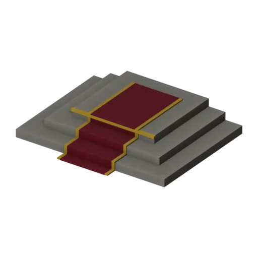 Throne dais, 3D model