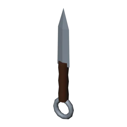Метательный нож: 3D-модель