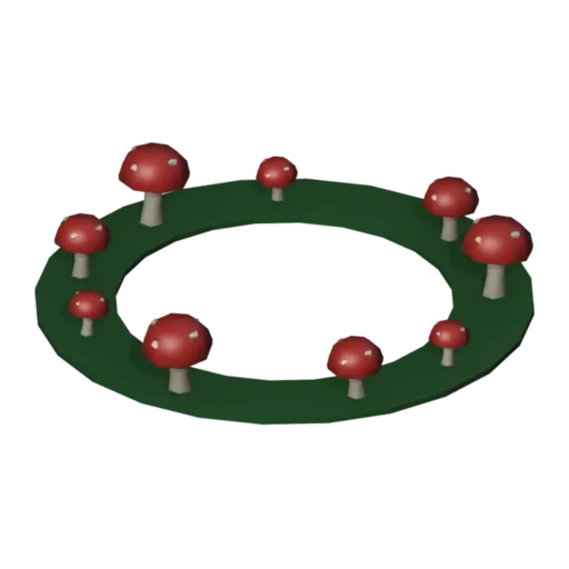 Fairy ring, 3D model