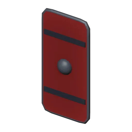 塔盾,3D 模型