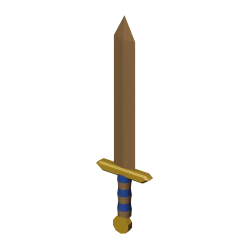 Toy sword, 3D model