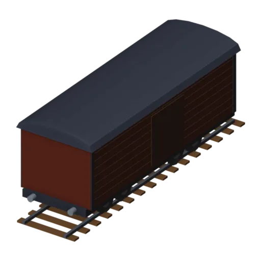 Wagon de train, modèle 3D