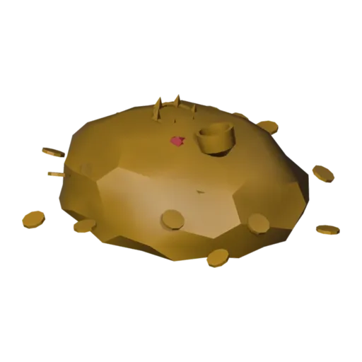Treasure pile, 3D model