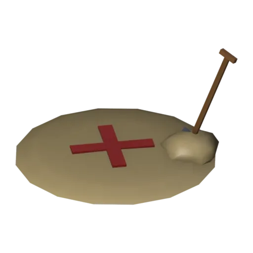 Dig spot, 3D model