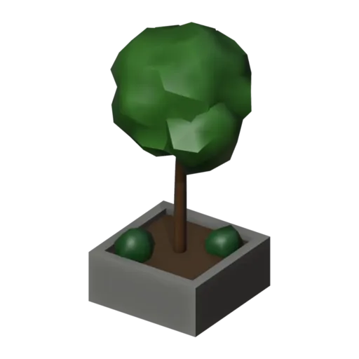 Planter, 3D model