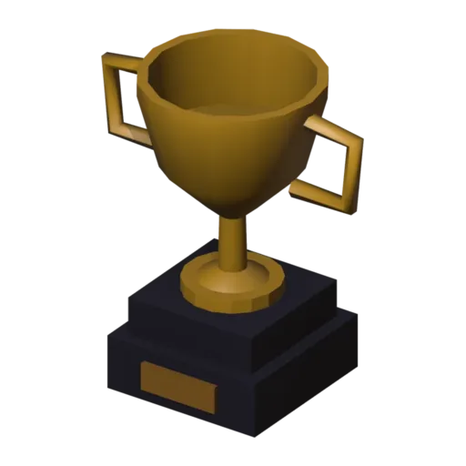 Trophy, 3D model