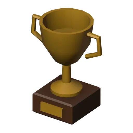 Gold cup, 3D model