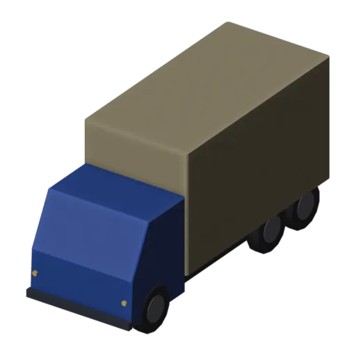 Truck, 3D model