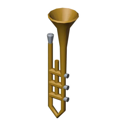 Trumpet, 3D model