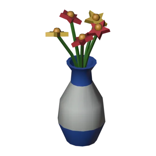 花瓶，3D 模型