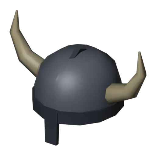 Horned helmet, 3D model