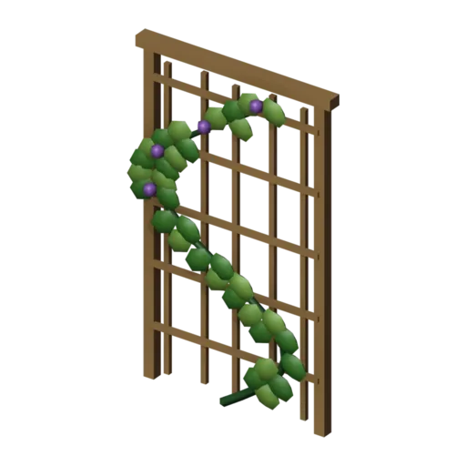 Climbing vine, 3D model