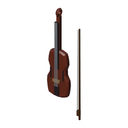 Violin, 3D model