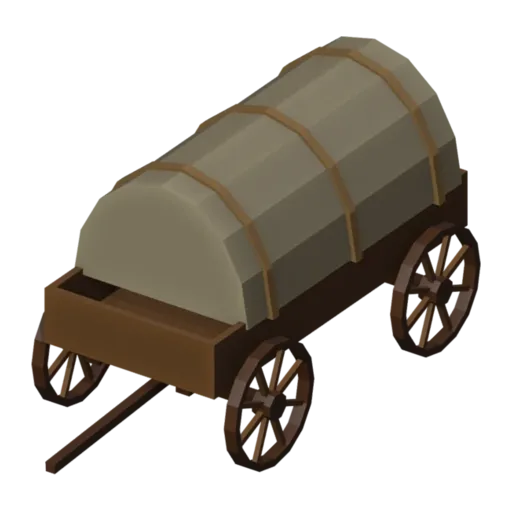 Wagon, 3D model