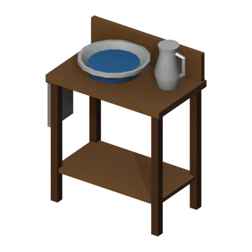 Lavabo, modèle 3D