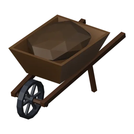Wheelbarrow, 3D model