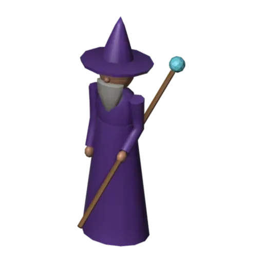 Wizard, 3D model