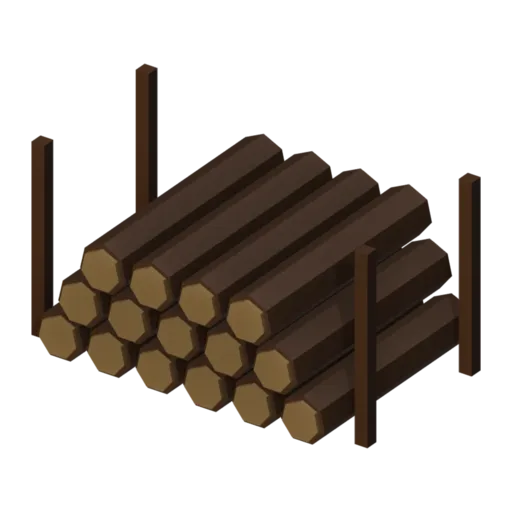Woodpile, 3D model
