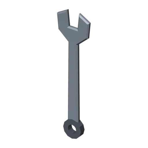 Wrench, 3D model