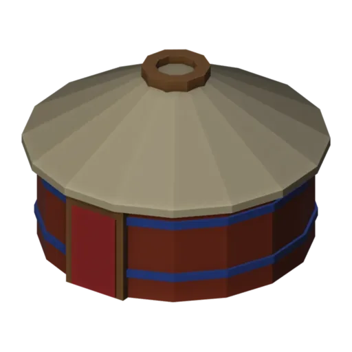 Yurt, 3D model