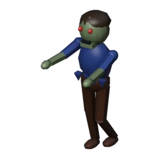Zombie, 3D model